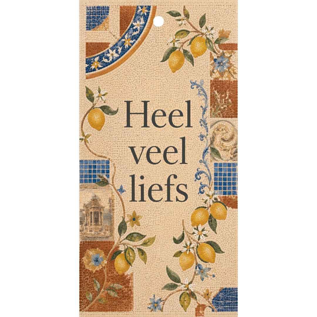 Cadeaukaartje - "Heel Veel Liefs" - 20 Stuks