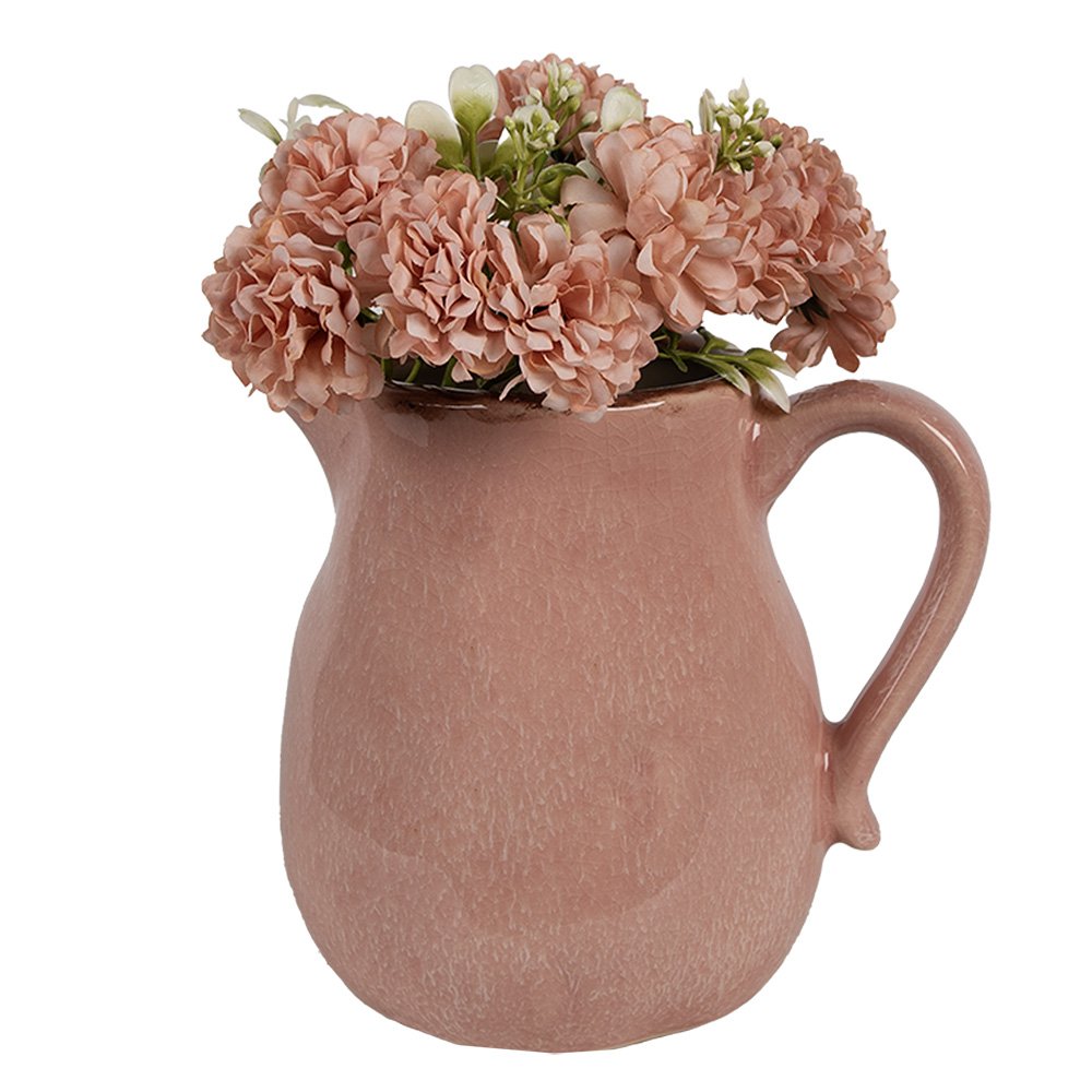 Decoratie Kan 17x13x15 cm Roze Keramiek