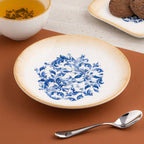 Cruise Amalfi Porseleinen Schotel 15cm | Mediterraanse koffie- en theeschotel | Professioneel horecaservies | Set van 12