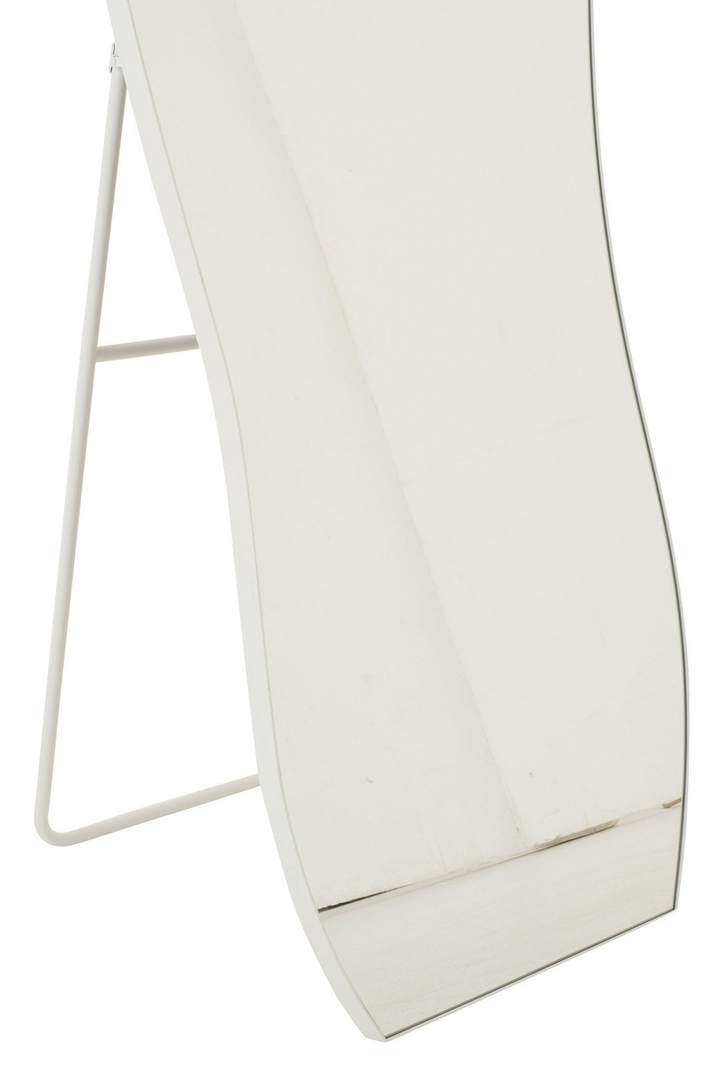 J-Line spiegel Onregelmatig - glas - wit