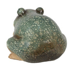 Beeld Kikker 9 cm Groen Keramiek