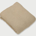 Gooi deken | Beige mos gebreide plaid van Sanctuary Living