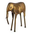 Beeld Olifant 50x16x50 cm Koperkleurig Metaal