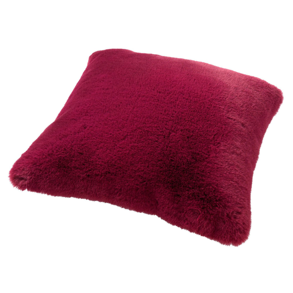 Dutch Decor Zaya - Kussen 45x45 cm - Rood Pruim - roze