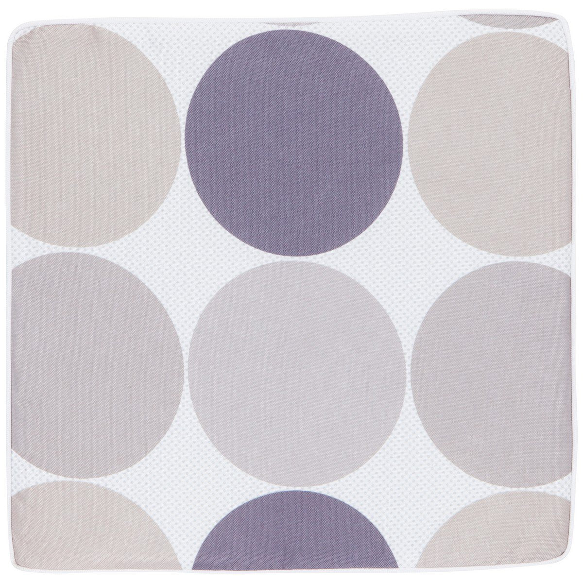 Nandine Outdoor stoelkussen taupe 40x40cm+4cm