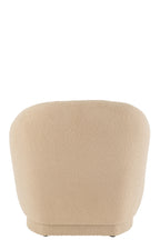 J-Line Zetel Teddy Bouclé Warm Beige
