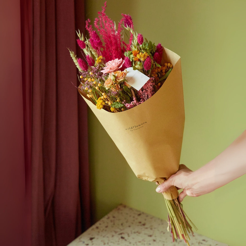 Gedroogde bloemen veldboeket - Summer Crush