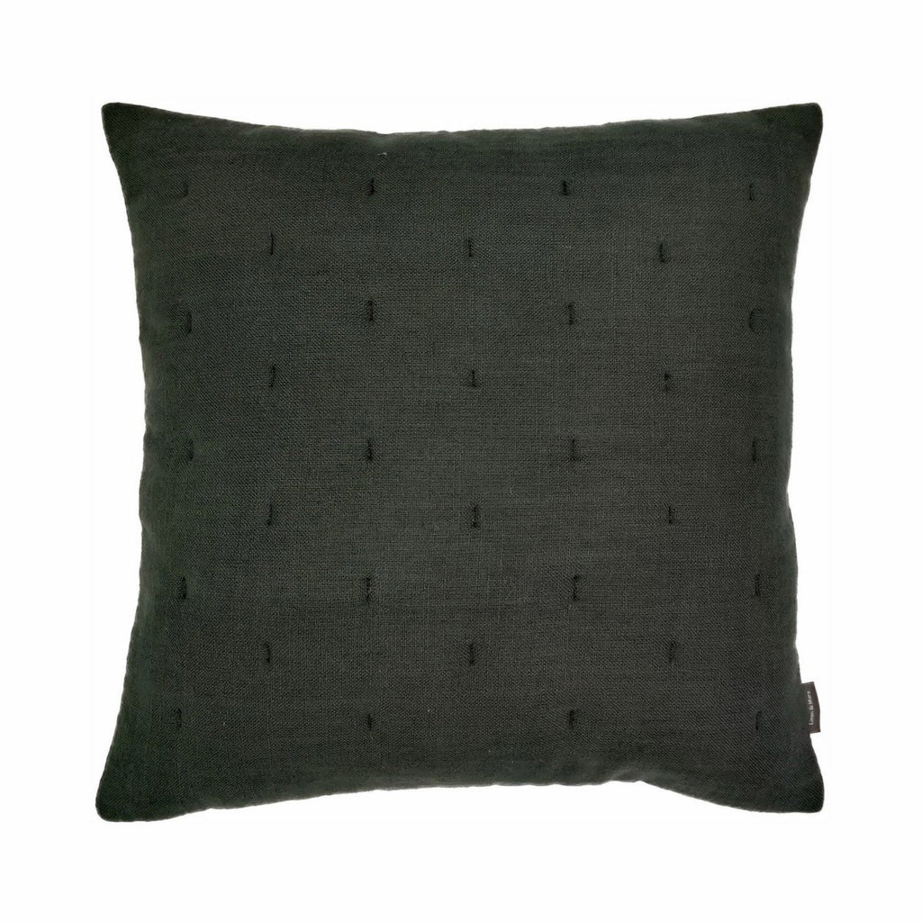 Kantha Slub kussen groen 45x45cm