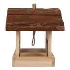 Vogelvoederhuisje 19x18x19 cm Bruin Hout