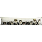 Canvas tochtkussen kittens 20x90cm