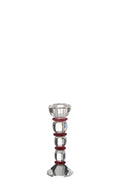 J-Line Kandelaar Annie Kristal Rood/Transparant Small