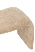 J-Line kruk N shape - textiel - beige