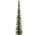 Kerstdecoratie Beeld Kerstboom Ø 8x40 cm Groen Hout