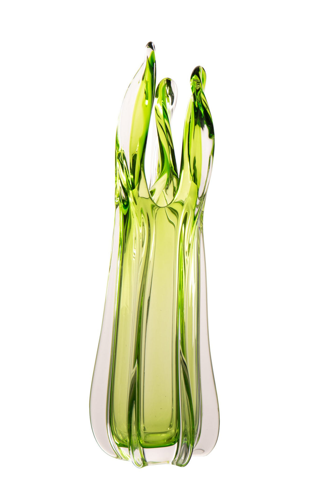 J-Line vaas Serena - glas - groen - L