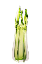 J-Line vaas Serena - glas - groen - L