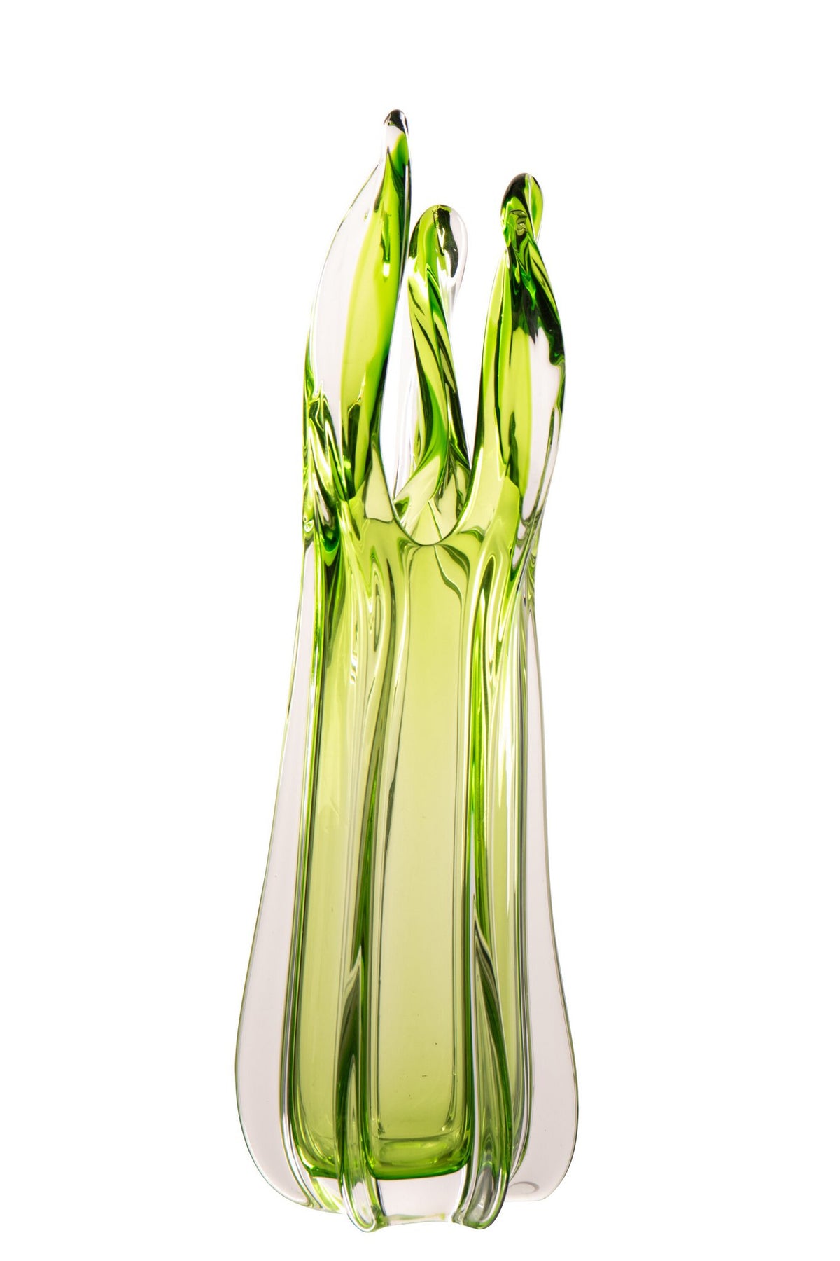 J-Line vaas Serena - glas - groen - L