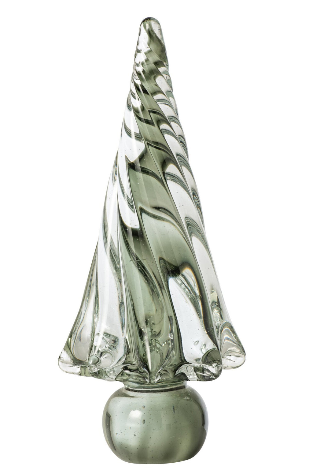 J-Line decoratie Kerstboom - glas - groen