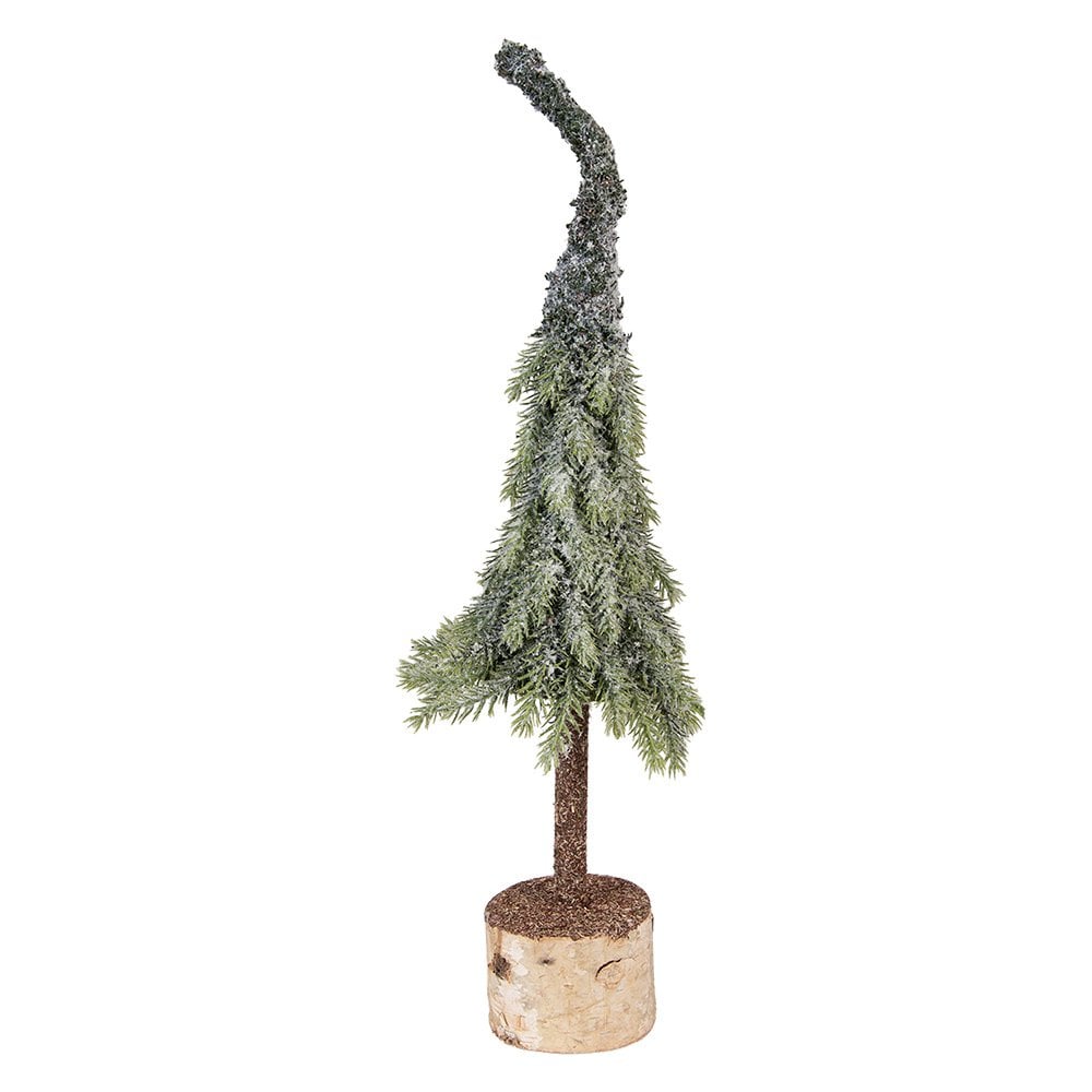 Mini Kunstkerstboom Ø 13x50 cm Groen Hout