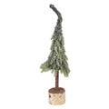 Mini Kunstkerstboom Ø 13x50 cm Groen Hout
