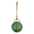 Kerstdecoratie Beeld Bel Ø 16x18 cm Groen Metaal
