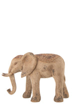 J-Line decoratie Olifant Antiek - polyresin - mix