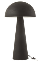 J-Line lamp Paddenstoel - metaal - zwart - extra large
