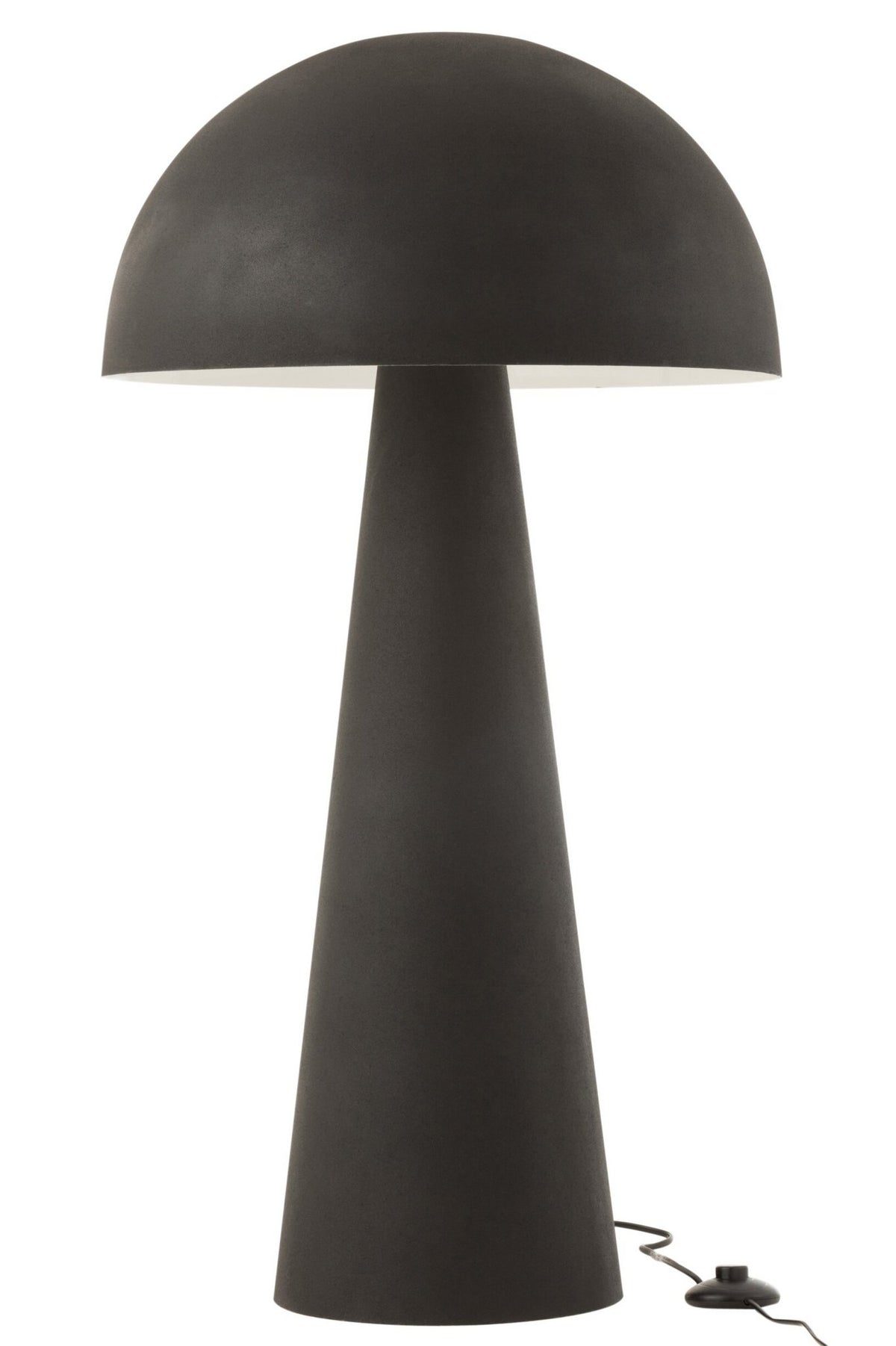 J-Line lamp Paddenstoel - metaal - zwart - extra large