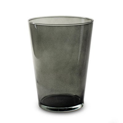 Conische vaas 'kick' smoke h20 d14 cm