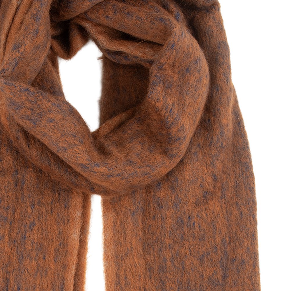 Wintersjaal Dames 38x190 cm Bruin Textiel