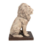 Decoratie Beeld Leeuw 30x23x45 cm Beige Bruin Magnesium (MGO)