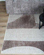 Vloerkleed Ziba Taupe/Creme - 240 x 330 cm