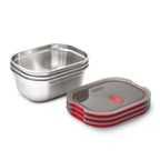 Black+Blum Steel Food Box set - Meal prep Small set van 3