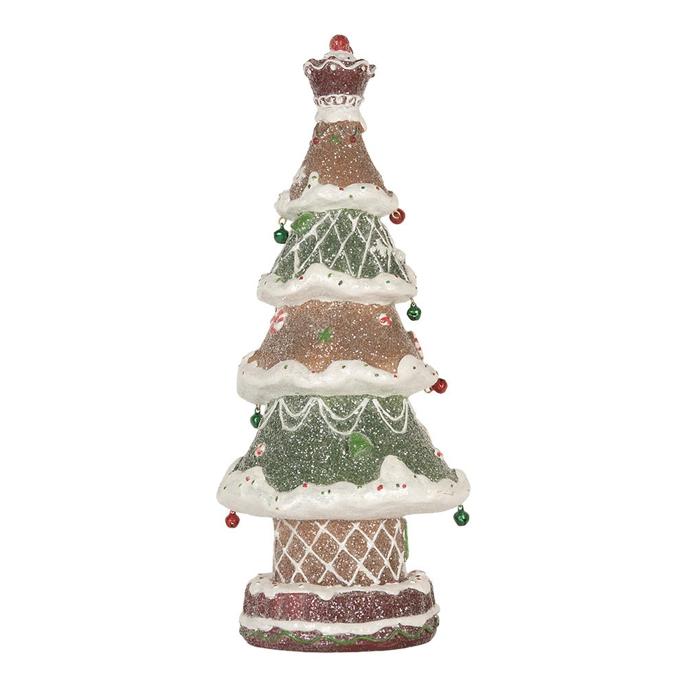 Decoratie Kerstboom 3xAAA Bruin Kunststof
