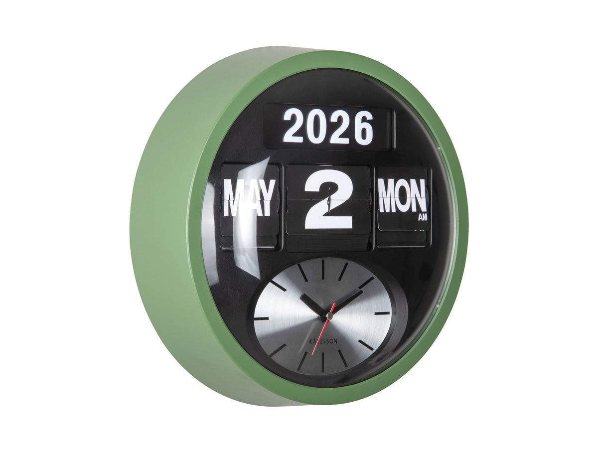 Wandklok Ronde Flip