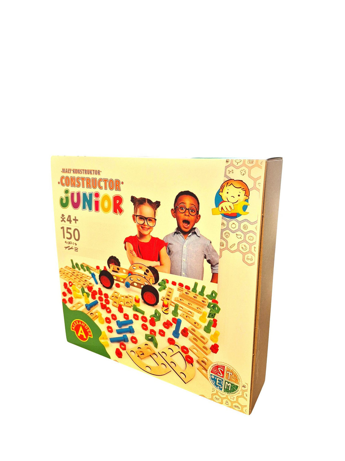 Constructieset Constructor Junior van hout- 150 onderdelen