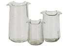 J-Line vaas - glas - transparant - large