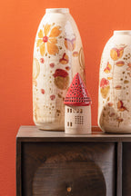 J-Line vaas Vintage - steengoed - mix - S