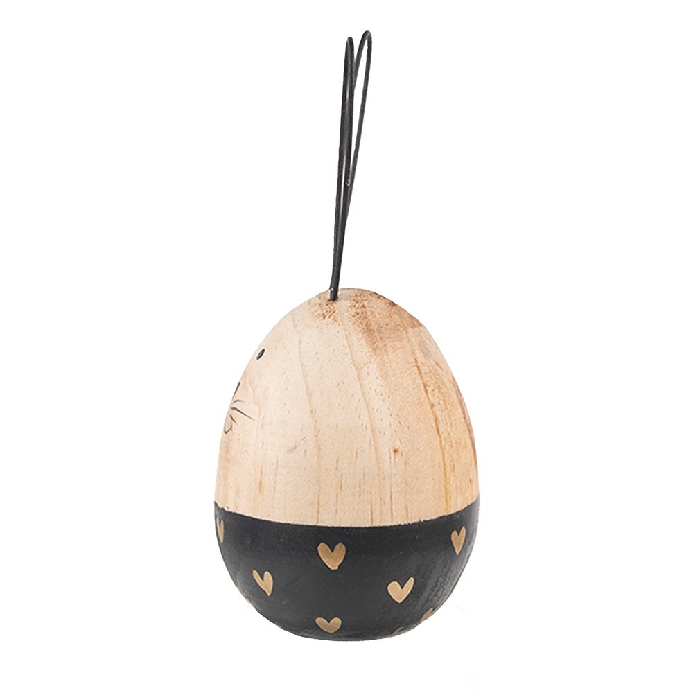 Decoratie Beeld Konijn Ø 6x14 cm Bruin Hout