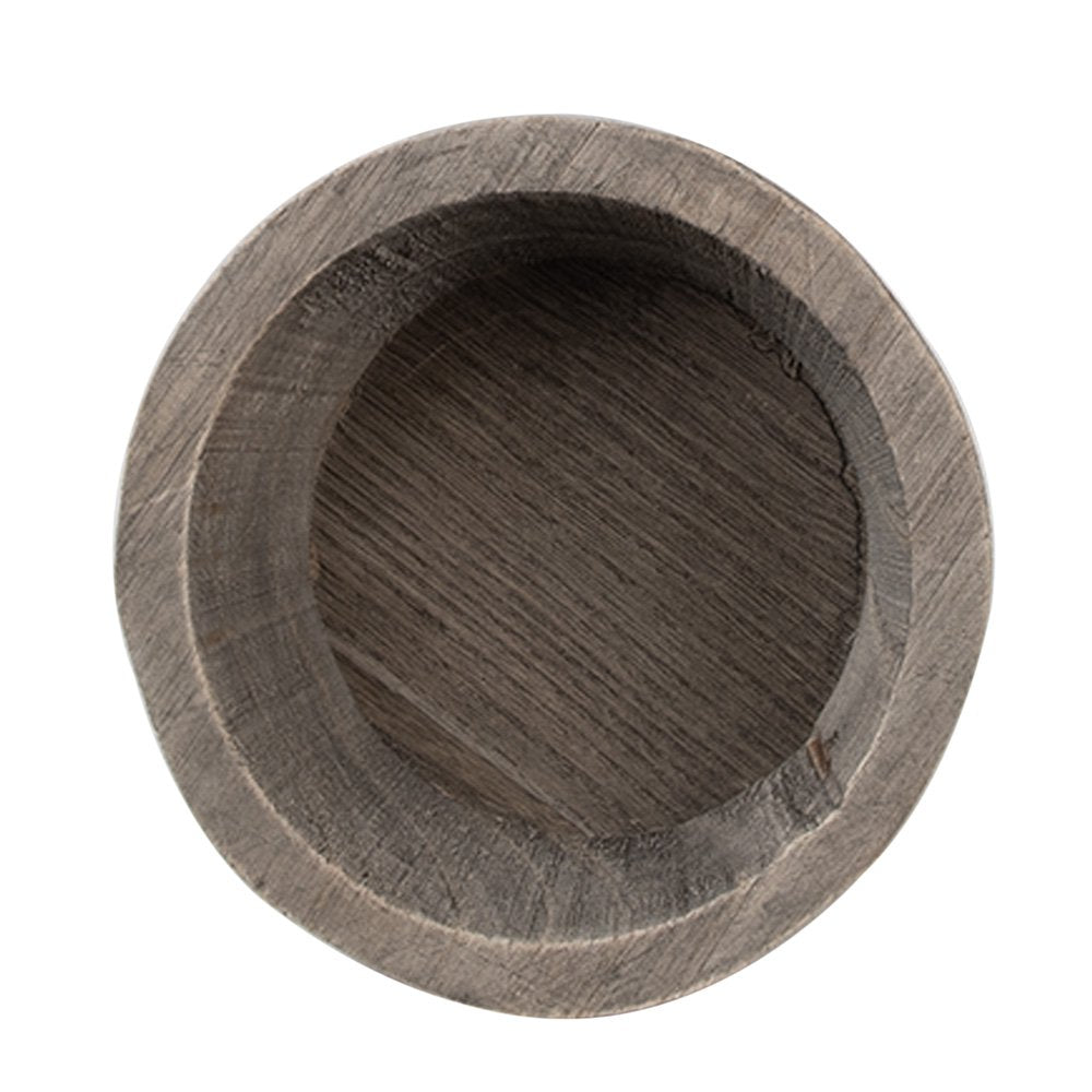 Decoratie schaal Ø 15x4 cm Bruin Hout