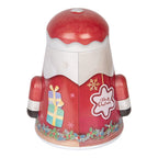 Bewaarblik 12x10x15 cm Rood Metaal