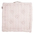 Fine Zigzag stoelkussen taupe 40x40cm+8cm
