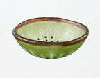 Tropical Bowl Tray 12x5 Brown & Green Kiwi