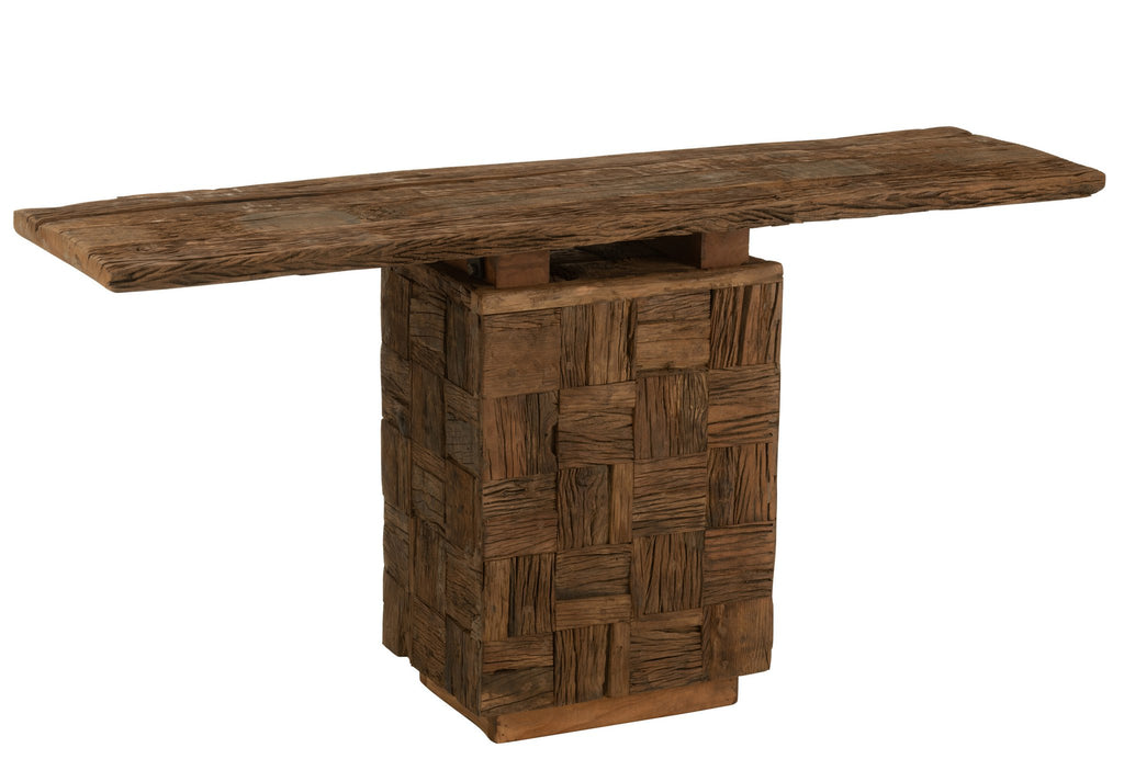 J-Line Console Woody Hout Naturel