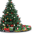 Kerstdecoratie Beeld Trein Groen Kunststof