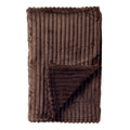 Dutch Decor Marthy - Plaid 140x180 cm - Flanel jacquard - Gerecycled - Chocolade Martini - Bruin