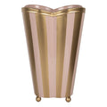 Vaas 22x22x35 cm Roze Metaal
