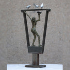Papier-maché Sculptuur - 'Gezelschap'