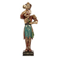 Kerstdecoratie Beeld Notenkraker 14x15x40 cm Rood Kunststof