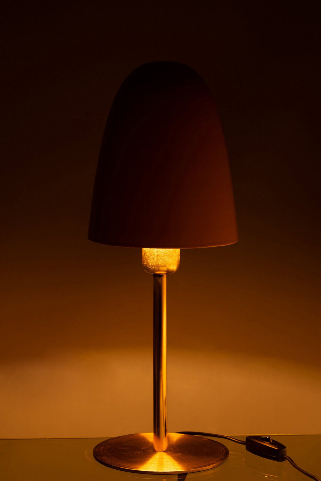 J-Line tafellamp - metaal - oker/goud