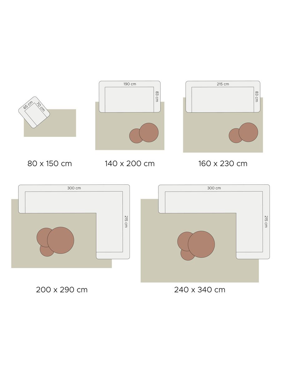 Vloerkleed New Berbero Creme 815 - 160 x 230 cm